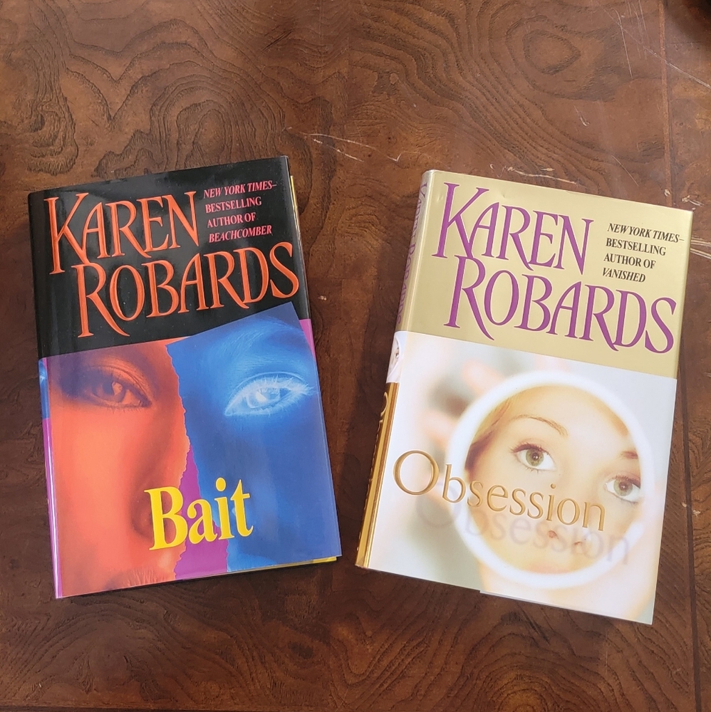 Set of Two Karen Robards Hard Cover Books